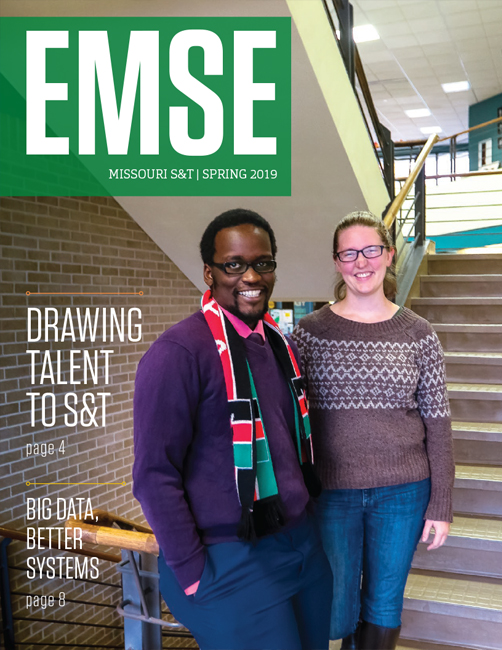 Cover of the EMSE department newsletter 2019